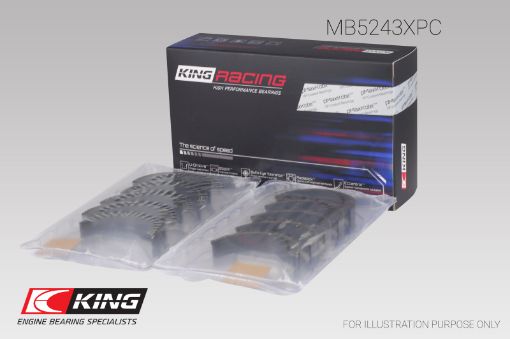 Bild von King Nissan SR20DE/DET (2.0L) (Size STD) Performance Coated Main Bearing Set
