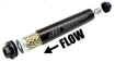 Bild von AEM Universal High Flow -10 AN Inline Black Fuel Filter