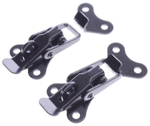 Bild von Toggle Fasteners - Chrome plated - Black coated