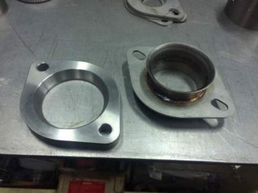 Bild von Subaru Downpipe auf 3" Catback Adapter