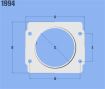 Bild von Vibrant MAF Sensor Adapter Plate for Subaru applications use w/ 3in Inlet I.D. filters only
