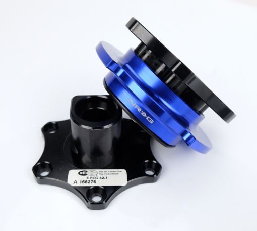Bild von NRG Quick Release für Lenkrad blau