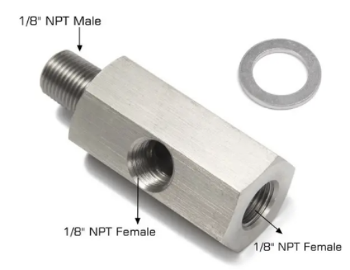Bild von 1/8"-27 NPT Öladapter - Auslass