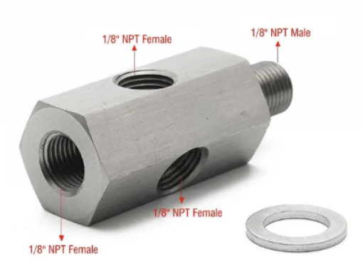 Bild von 1/8"-27 NPT Öladapter - Auslass