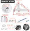 Bild von Aluminum Alloy LS/LS1 Alternator Bracket auto product Car accessories Fit for Camaro Durable Generator W/ Rear Brace