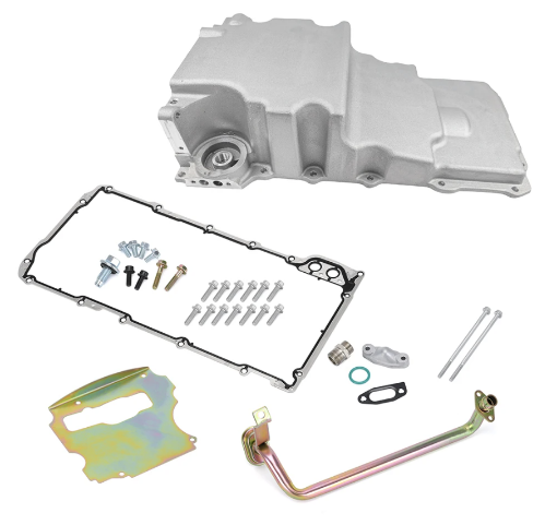 Bild von LS Swap Conversion Oil Pan Retrofit Kit Low Profile LS1 LS2 LS3 LS6 4.8 5.3 6.0 6.2 For Camaro Nova F-body 
