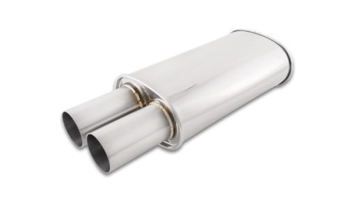 Bild von Vibrant Streetpower Oval Muffler w/3.00in Round Straight Cut Tip (3.00in Inlet)