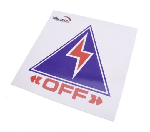 Bild von Not-Aus - Sticker