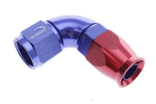 Bild von 90Grad. PTFE AN Armatur - Rot / Blau - High Flow