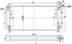 Bild von Radiator EXTREME Motorsport 1014x519x90 mm