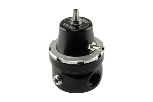 Bild von Turbosmart FPR6 EFI-Kraftstoffdruckregler 2x AN6 / 1x AN6 schwarz/silber