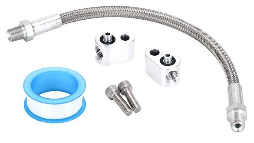 Bild von LS Cylinder Head Coolant Steam Port Crossover Throttle Body Bypass