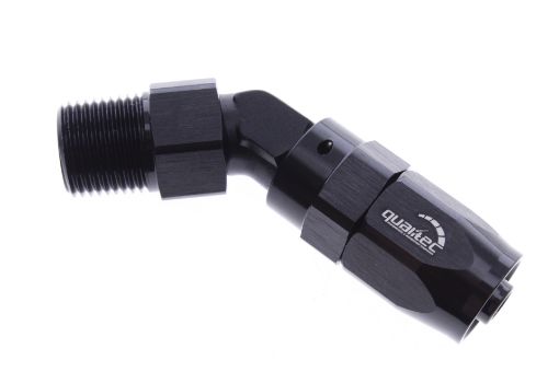 Bild von 3/8" NPT -> AN8 - 45 deg - Black