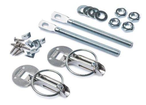 Bild von Sparco Silver Hood Pin - Set of 2