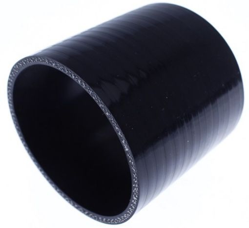 Bild von Gerader Silikonschlauch - Schwarz 5 "- 127mm.