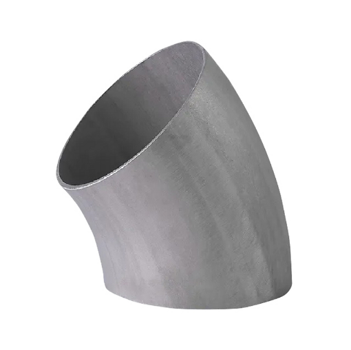 Bild von 60,3 x 2 mm (2,37 "). Biegung des rostfreien Rohrs - 45 Grad