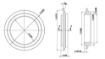 Bild von 3" V-Band Flange Outlet G42 G45 GT42 GTX42 GT45 GTX45 GT47 GTX47 GTX50 GTX55 G55