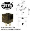 Bild von HELLA 4RA 931 774-031 Solid-State-Relais 12V 4-polig