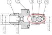 Bild von AN6 Han -> AN6 (9/16-18) - Check valve