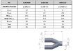 Bild von Y-stykke til udstødning - Rustfri 2½" -> 2  stk. 2" - Simons U2863090R
