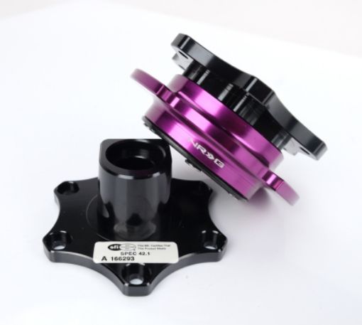 Bild von NRG Quick Release für Lenkrad lila