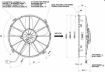 Bild von SPAL XTREME 12 "Motorsportkühlerlüfter - Saugkraft - 30102038 - 1640 CFM