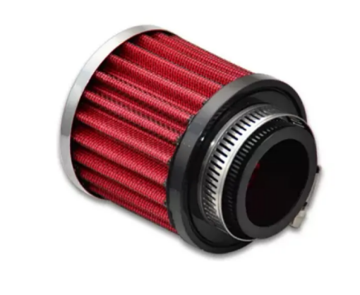 Bild von Vibrant Crankcase Breath Filter w/ Chrome Cap - 68mm Tall x 25mm ID