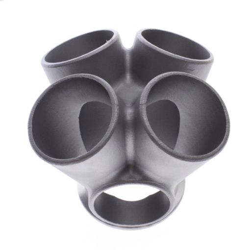 Bild von V-Band stainless steel collector for Garrett GTX / G25 / G30 - With 44mm Wastegate port