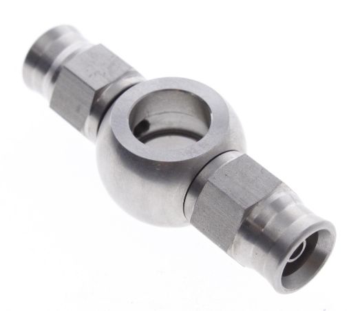 Bild von Double Banjo Hose end - ID10,2mm - AN3 - 48mm. long