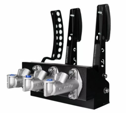 Bild von OBP Pedal Assembly Floor Mount-Brake Clutch & Throttle (Hydraulic Clutch)