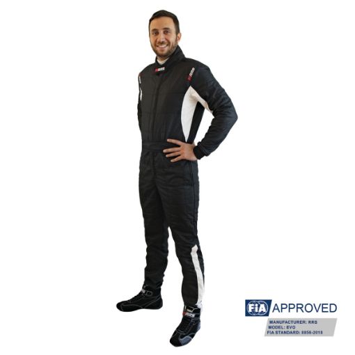 Bild von RRS Diamond Star race suit - Black - FIA 8856-2018 - Large