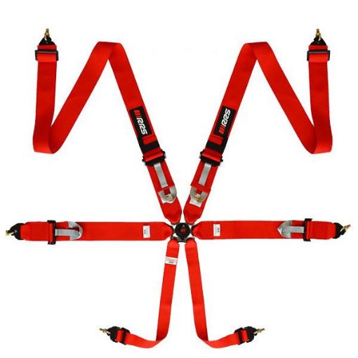 Bild von RRS FIA 3" 2" R6 HANS® 2,8 Kg Roter Gurt
