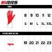 Bild von Racing gloves RRS VIRAGE 3 - BLACK logo RED - FIA 8856-2018 - XL