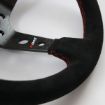 Bild von RRS RALLY steering wheel – F90 350mm -Sort Ruskind- Oval  37x29 mm