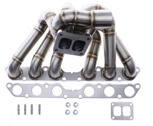 Bild von Toyota 2JZGE Turbo Krümmer - T4 Split - 3mm. High Quality