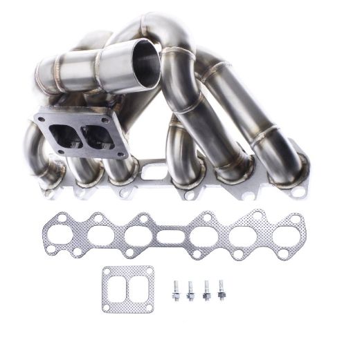 Bild von Toyota 2JZ-GTE Turboverteiler - T4 geteilt - 3mm. High Quality