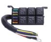Bild von 12V Universelle 6-fach Sicherungs- und Relaisbox mit Kabeln