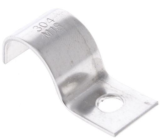 Bild von Einfache Edelstahl-P-Klemme 18 mm