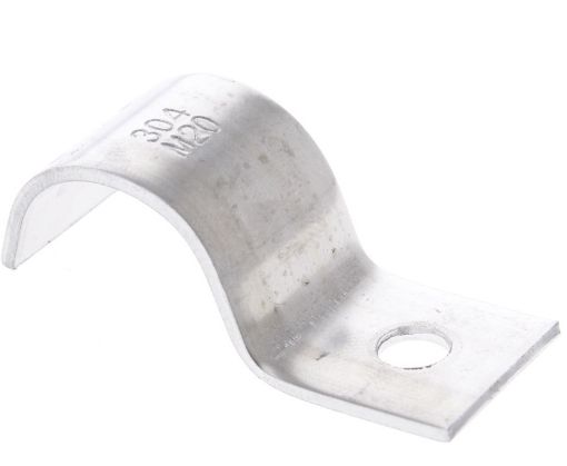 Bild von Einfache Edelstahl-P-Klemme 20 mm