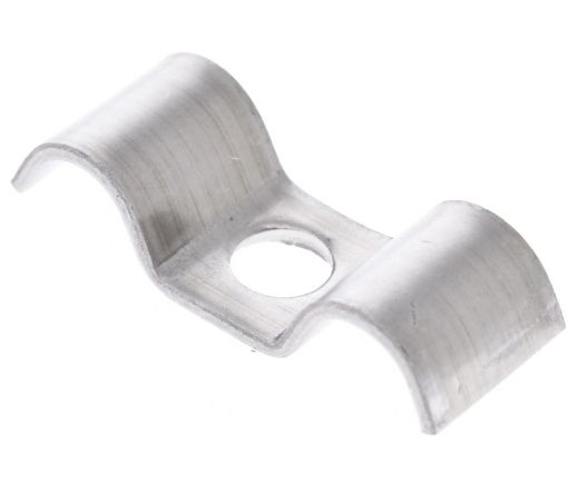 Bild von Doppelte Edelstahl-P-Klemme 10 mm