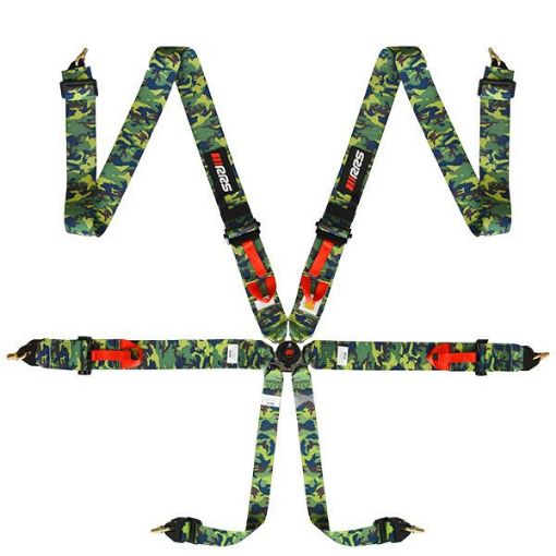 Bild von RS FIA 3" 2" R6 HANS® 2,8 Kg Camo Gurt