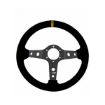 Bild von RRS CORSA Lenkrad – F90 350 mm – Schwarzes Wildleder – Graue Speichen