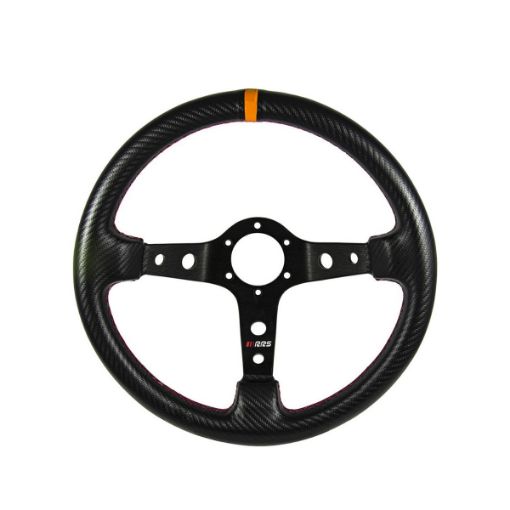 Bild von RRS CARBON LOOK Lenkrad – F90 350 mm – Orange