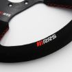 Bild von RRS VELOCE EVO Lenkrad – Flat 350 mm – Schwarzes Wildleder