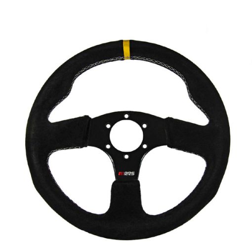 Bild von RRS APEX Lenkrad – Flach 330 mm – Schwarzes Wildleder
