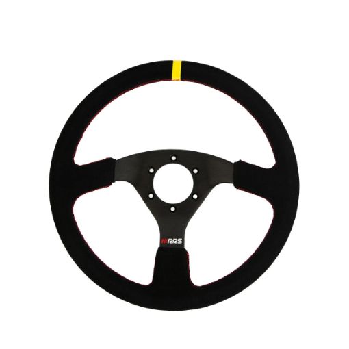 Bild von RRS TRAJECT Lenkrad – Flach 330 mm – Schwarzes Wildleder