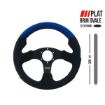 Bild von RRS RACER Lenkrad – Flach 320 mm – Blaues Wildleder
