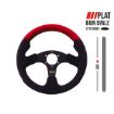Bild von RRS RACER Lenkrad – Flach 320 mm – Rotes Wildleder