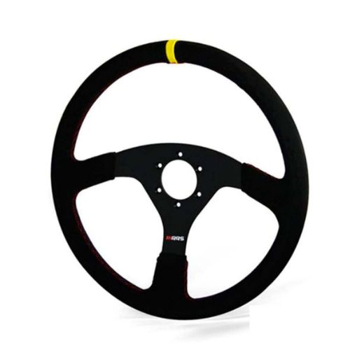 Bild von RRS OFF ROAD Lenkrad – Flach 380 mm – Schwarzes Wildleder