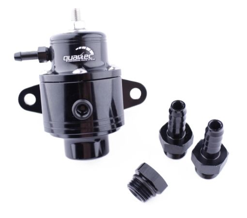 Bild von Qualitec - Kraftstoffregler - 2 Stk. 8mm. Schlauchstecker + 1 Stecker